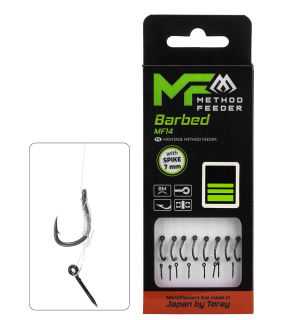 Mikado Method Feeder Rigs 8ks Vlasec 0,28mm 10cm vel. 4