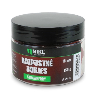 Nikl Rozpustné Boilies Strawberry 150g 24mm